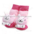 3D Animal Rattle Baby Socks Model:RE5001